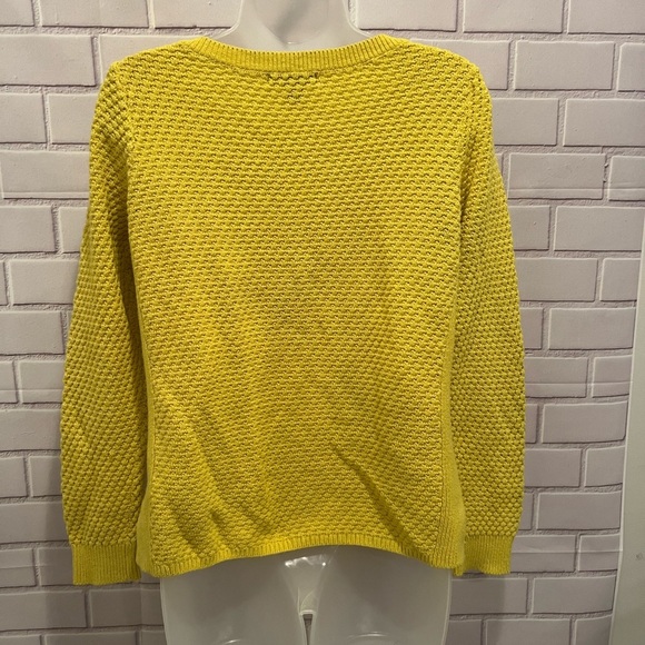 Lands End women yellow sweater/ size SP - Picture 3 of 5